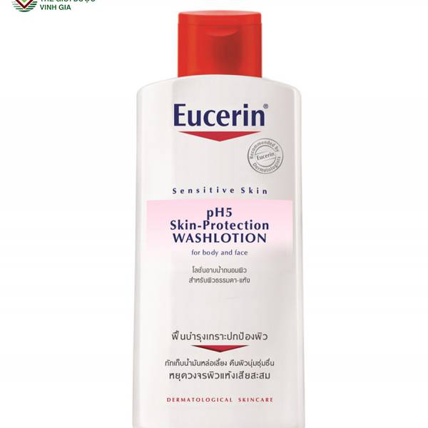 Sữa tắm Eucerin pH5 Washlotion dành cho da nhạy cảm 400ml