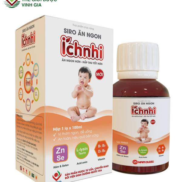 SIRO ĂN NGON ÍCH NHI – Ăn ngon hơn – Hấp thu tốt hơn (Chai 100ml)